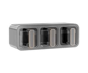 Yuyyurt Wall-Mounted Kitchen Salt MSG Seasoning Condiment Storage Box Home Integrated Multi-Grid Seasoning Jar Set B