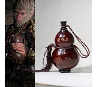 YUZDNM Decoration Art Statue Sculpture - Black Myth Wukong Gourd Water Bottle Beverage Container, Portable Natural Bottle Gourd,Large Capacity Bottle, Creative Sports Bottle, Gourd Water Bottle