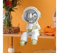 YUZDNM Desktop Art Statue Sculpture - Astronaut Abstract Sculpture, Mini Home Shelf Decor Ornaments, For Living Room Bookcase Desktop Decoration Figurine(Yellow)