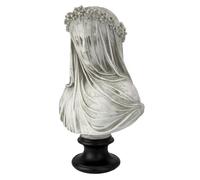 YUZDNM Desktop Figurine Art Statue - The Veiled Maiden Sculpture Bust Figurine, Desktop Figurine Collection, Accessories Gifts For Lover/Office/Home