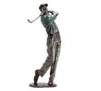YUZDNM Golf Statues Sculpture, Creative Golfer Figurines Home Decor, Player Art Figure Desktop Decorations, Collectible Gift Crafts, Desk Ornaments For Living Room Party Dining(A)