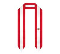 YUZEKABZ Country Flag Graduation Stole, Graduation Sash Scarf Gifts for International Student, Peru Flag, One size