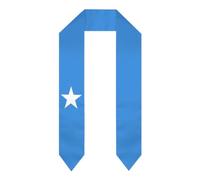 YUZEKABZ Country Flag Graduation Stole, Graduation Sash Scarf Gifts for International Student, Somalia Flag, One size