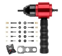 YUZES Rivet Nut Drill Adaptor Metric M3 M4 M5 M6 M8 SAE 6-32 8-32 10-32 10-24 1/4-20 Thread Insert Attachment Tool