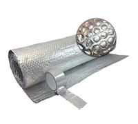 Yuzet 1.2m x 5m Multi-Purpose Double Aluminium Bubble Insulation Foil. Loft, Wall, Home, Caravan, Attic, Garage, Roofs
