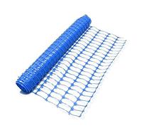 Yuzet 1m x 10m Blue Barrier mesh Garden Fence Heavy Duty High Density Plastic Fencing