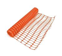Yuzet 1m x 1m Orange Barrier mesh Garden Fence Heavy Duty High Density Plastic Fencing