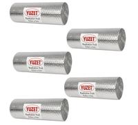 Yuzet Radiator Reflective Insulation Foil Roll - Thermal Heat Reflective Radiator Barrier - Energy Saving Radiator Insulation Foil 60cm x 5m - Pack of 5 Rolls