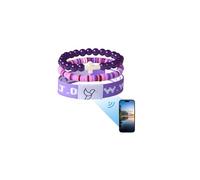 YUZHEJIE Daily Bible Verse Bracelets with Scan WWJD Bracelets Christian Cross Jesus Bracelet Religious Faith Scripture Gifts for Women Men, 4.5 UK, Stone, Polyester Fibre, clay, no gemstone