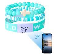 YUZHEJIE Daily Bible Verse Bracelets with Scan WWJD Bracelets Christian Cross Jesus Bracelet Religious Faith Scripture Gifts for Women Men, 4.5 UK, Stone, Polyester Fibre, clay, no gemstone