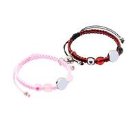 YUZHEJIE Matching Friendship Bracelets for Couples Kitty Spider Bat Stitch Stuff Braided Bracelet for Best Friends Long Distance Birthday Gifts fo Daughter Sister Son Grandson Bf Gf Women Men, 4.5 UK