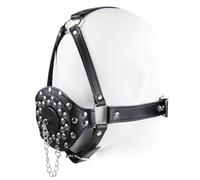 YUZHO Filling Gag Restraining Mouth BDSM Restraints Open Mouth Sex Gags Muzzles Oral Gag Breathable Ball Gag for Men Women Couple