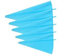 Yuzhou 5 PCS Silicone Piping Bags Reusable Icing Bags Thickened Frosting Bags Icing Cream Pastry Bags Icing Piping Bags Kit for Cake Decorating Baking Cookies Chocolate Cupcakes Biscuits