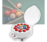 YUZINO Pool Ball Polisher 16 Balls Automatic Cleaner, Professional Electronic Billiard Ball Cleaner Machine, with Low Noise & 180W Motor Cooling System for Billiards and Snooker Ball Sets