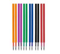 YUZNA Refill for Erasable Gel Pen, Compatible with Legami, 12 Pieces, Multi-Colour, Height 13 cm, Thermosensitive Ink, 0.5 mm Tip, Particularly Suitable for School and Daily Life