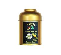 Yuzu Green Tea - Loose Leaf - Gold Caddy - Pesticide Free - Made of the Finest/Premium Quality Tea Leaves from Japan with Natural Ingredients (AZ Teas Premium YUZU MANDARIN Green Tea)