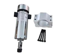 YVAAASIYC Air Cooled 0.8kw DC110V 20000RPM CNC SpindleMotor Kit ER11/ Chuck 800W Spindle Motor + Power Supply Speed Governor For Engraving(800W ER11 Set 1)