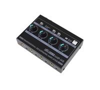 YVAAASIYC Headphone Amplifier 8 Channel Adjustable Button Control Music Instrument Recording Studio Volume