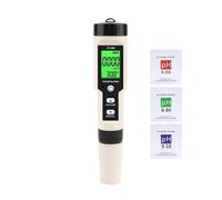 YVAAASIYC Hydrogen Water Tester Monitor 4 in 1 H2 PH ORP TEMP Meter Reactive Oxygen Analyzer ATC 0-2400PPb for Aquariums Pools Spa