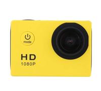 YVAAASIYC Mini HD 1080P Sports Action Waterproof Diving Recording Camera Full Cam Extreme Exercise Video Recorder Camcorder(Yellow)