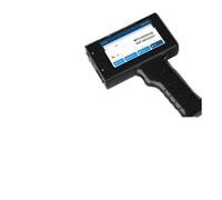 YVAAASIYC Portable Handheld Inkjet Printer For Batch Number Barcode UV QR Code Logo Textile Hand Date Printer Label Coding Machine(With 3 black inks)