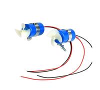 YVAAASIYC RC Jet Boat Underwater Motor Thruster 7.4V 16800RPM CW CCW 3-blades Propeller Fr DIY Micro ROV Robot Bait Submarine Part(1 Set)