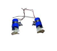YVAAASIYC ROV Boat Underwater Motor Thruster 7.4V 16800RPM CW CCW 3 Blades Paddle Propeller for Micro ROV/Robot/Boat Model(1 Set)