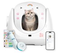 YVAAASIYC Self Cleaning Litter Box, Automatic for Multiple Cat, Disabled, Fat, Suitable for Beginner/Traveler/New Paren(SE)