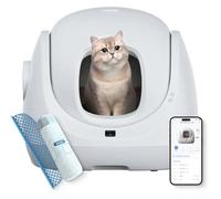 YVAAASIYC Self Cleaning Litter Box, Automatic for Multiple Cat, Disabled, Fat, Suitable for Beginner/Traveler/New Paren(SE Lite)