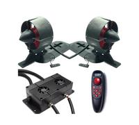 YVAAASIYC U92 Set Underwater Thruster Two Version 21.4Kg/23.6Kg Thrust With Cooling Fan Metal Case For Inflatable Boats(24V 150KV 1080w)