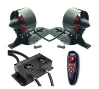 YVAAASIYC U92 Set Underwater Thruster Two Version 21.4Kg/23.6Kg Thrust With Cooling Fan Metal Case For Inflatable Boats(12V 300KV 708w)