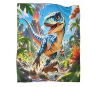 YVASPQRTW Animal Volcano 3D Printed Throw Blanket Microfiber Soft Sofa