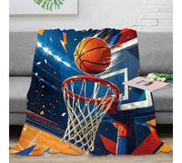 YVASPQRTW Basketball Net 3D Printed Throw Blanket Microfiber Soft Sofa