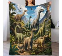 YVASPQRTW Dinosaur Forest 3D Printed Microfiber Throw Blanket Soft Sofa