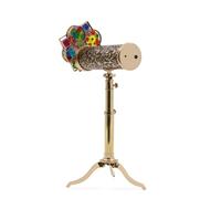 YVCrafts Large Floral Brass Parlor Kaleidoscope-A Timeless Work of Art
