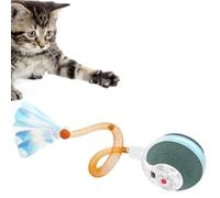 YVE LIFE Interactive Cat Toys Ball for Indoor Cats,[2025 Newly Upgraded] Agile Moving Cat Ball with Elastic Mesh Tail,Automatic Kitten Toys for Bored Indoor Adult Cats,Motion Activated