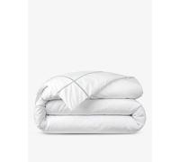 Yves Delorme Veronese Athena Stripe-embroidered Cotton Double Duvet Cover