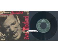 Yves Montand - Micro-Récital 58 / La fête à Loulou EP 45T 7"