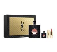Yves Saint Laurent Black Opium Eau De Parfum Gift Set: Eau de Parfum Spray 90ml + Mini Eau De Parfum Spray 7.5ml + Mini Lipstick #70 1.3g 872546 3pcs