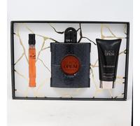 Yves Saint Laurent Black Opium Eau De Parfum 3 Pcs Gift Set For Men 3.2 /