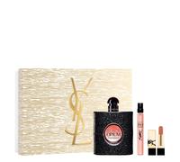Yves Saint Laurent Black Opium Gift Set 90ml EDP + 10ml EDP + Mini Rouge Pur Couture Lipstick Nu Muse