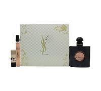 Yves Saint Laurent Black Opium Gift Set 50ml Eau De Parfum + 10ml Eau De Parfum + Mini Rouge Pur Couture Lipstick Rouge Muse