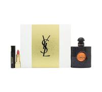 Yves Saint Laurent Black Opium Gift Set 50ml EDP + 2ml Volume Effet Faux Cils Mascara - 01 + 1.3g Rouge Pur Couture Lipstick - 70 Le Nu