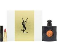 Yves Saint Laurent Black Opium Gift Set 50ml EDP + 2ml Volume Effet Faux Cils Mascara - 01 + 1.3g Rouge Pur Couture Lipstick - 70 Le Nu
