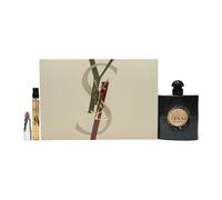 Yves Saint Laurent Black Opium Eau de Parfum 90ml Gift Set Spring 2025 (Contains 90ml EDP, 10ml Travel Spray and Lipstick)