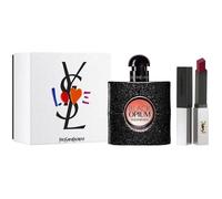 Yves Saint Laurent Black Opium Gift Set With Eau De Parfum & Lipstick No 107 50ml