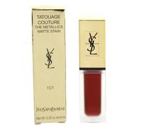 Yves Saint Laurent Lipstick YSL Red Liquid Tatouage Couture 101 Chrome Red Clash