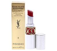 Yves Saint Laurent Rock Rouge Volupte Shine - Bold Red Lipstick Bright Ranked # 8, 100 g