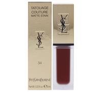 Yves Saint Laurent Tatouage Couture Lip Stain 34 Crimson Rivals 0.2 oz