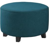 Yvessvi Ottoman Cover Stretch Ottoman Slipcover Round Ottoman Storage Cover Folding Stool Covers Furniture Protector Cover